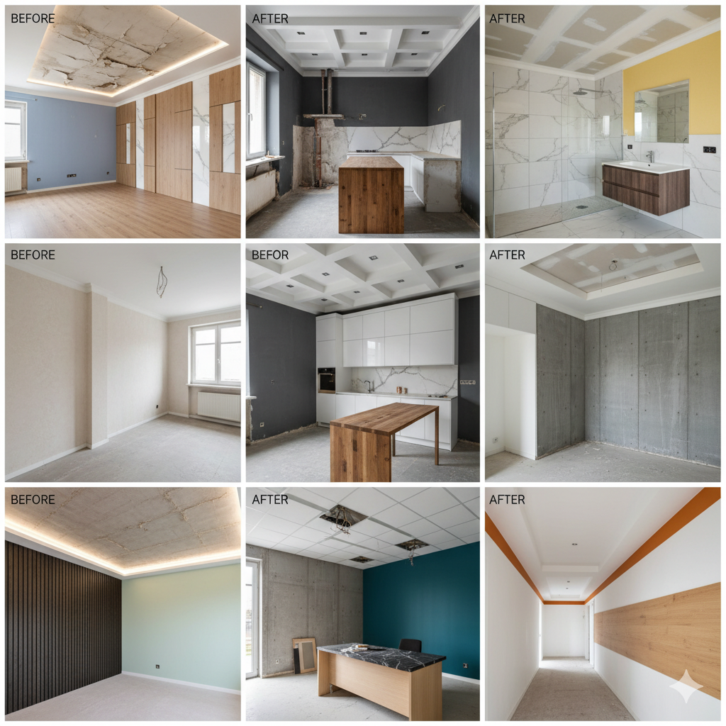 تشطيبات وديكور احترافية من فريق مقاول ترميم في جدة